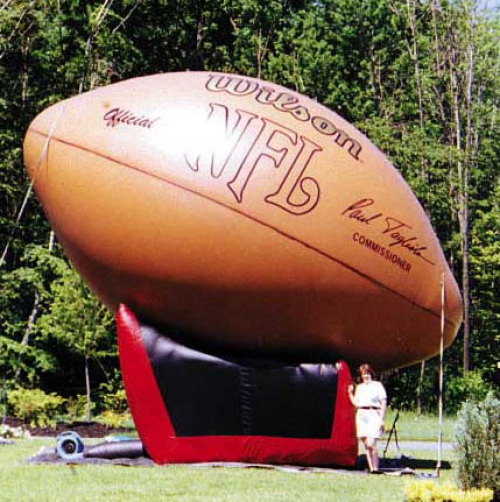 Sports Related Inflatables inflatable football on tee